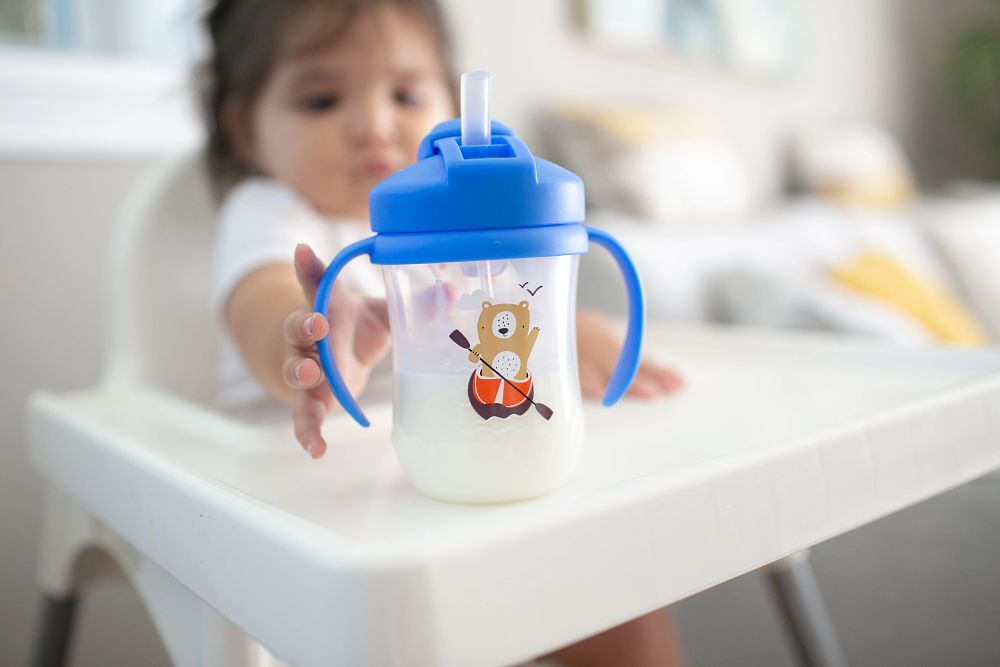 Dr. Brown's Premier gobelet bleu avec paille 270 ml – Image 2