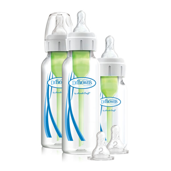Dr. Brown's Options+ Anti-colic Bottle | Kit de démarrage biberon à col étroit