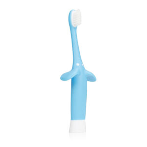 Dr. Brown's Première brosse à dents de bébé Éléphant bleu