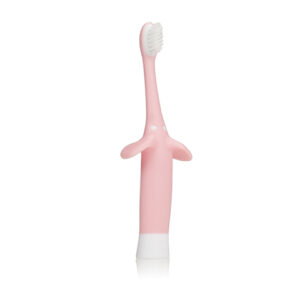 Dr. Brown's Première brosse à dents de bébé Éléphant rose