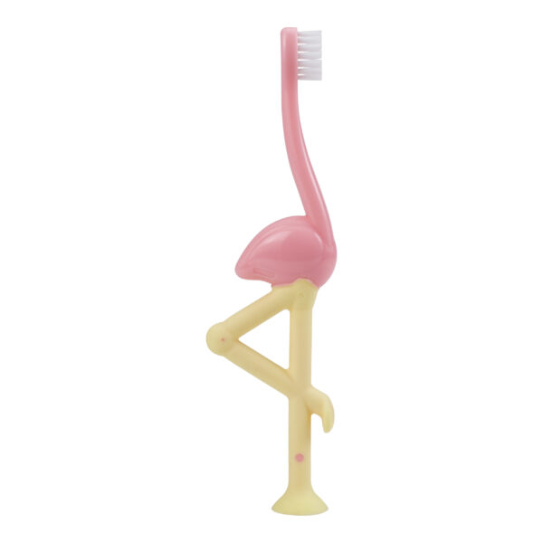 Dr. Brown's Première brosse à dents de bébé Flamant rose