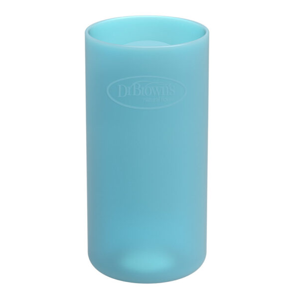 Dr. Brown's Housse de protection bleu pour biberon en verre de 250 ml – Image 2