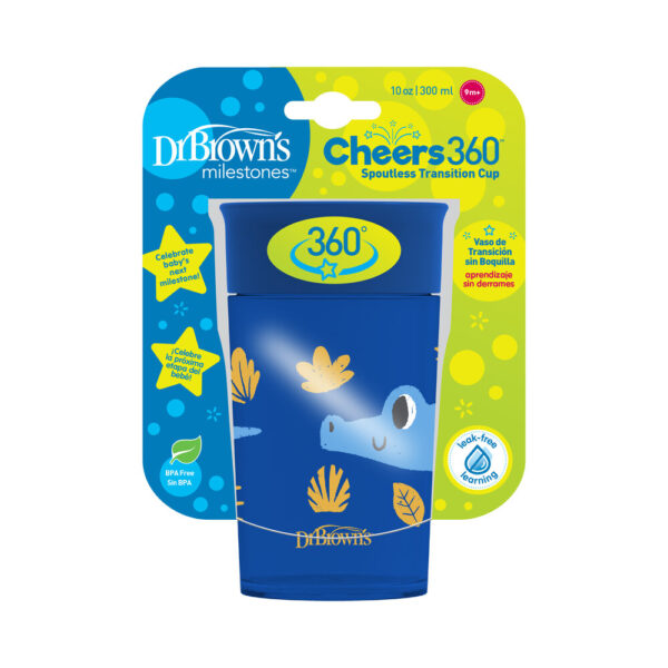 Dr. Brown's Cheers 360° cup bleue 300 ml – Image 2