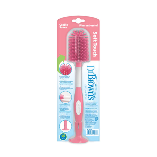 Dr. Brown's Goupillon en silicone rose – Image 3