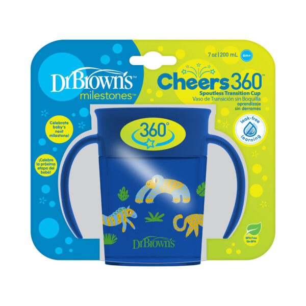 Dr. Brown’s Cheers 360° cup bleue 200 ml – Image 5