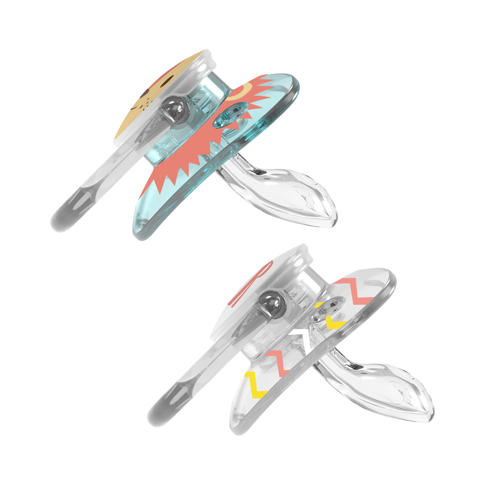 Dr. Brown's Sucette phase 1 têtes d'animaux, pack de 2 – Image 3