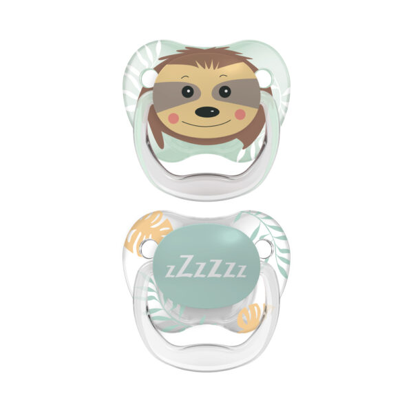 Dr. Brown's Sucette phase 2 têtes d'animaux, pack de 2