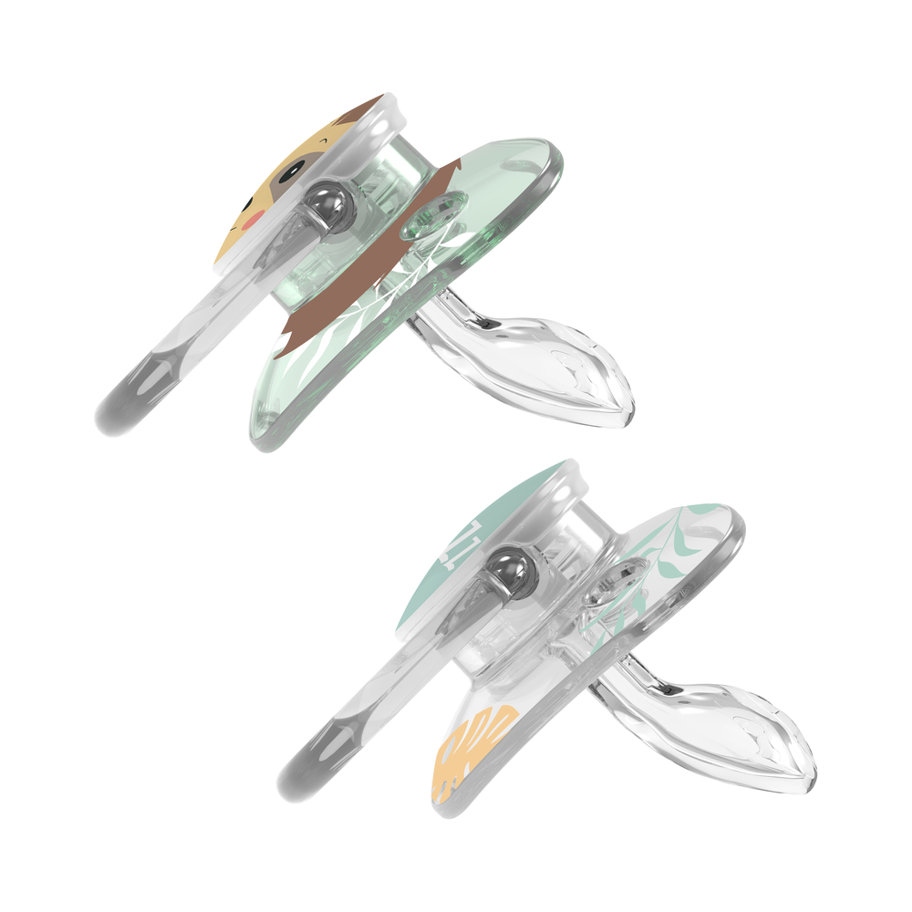 Dr. Brown's Sucette phase 2 têtes d'animaux, pack de 2 – Image 3