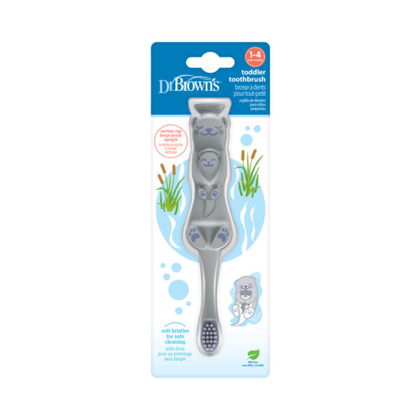 Dr. Brown's Première brosse à dents de bébé Loutre – Image 2