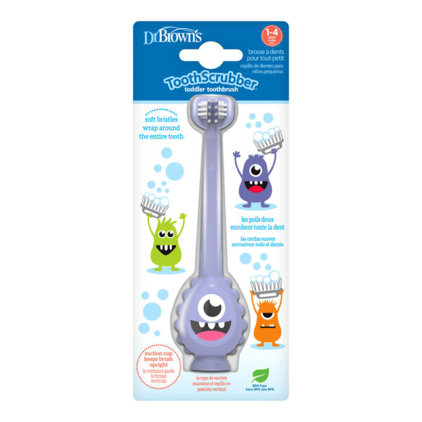Dr. Brown’s Première brosse à dents de bébé Monstre – Image 2