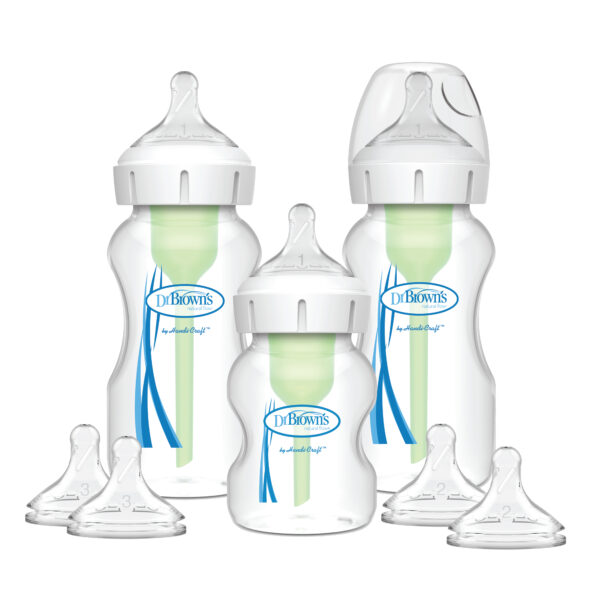 Dr. Brown's Options+ Anti-colic Bottle | Kit de démarrage biberon à col large