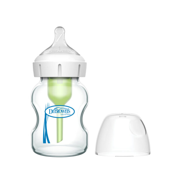 Dr. Brown’s Options+ Anti-colic Bottle | Biberon à col large 150 ml verre