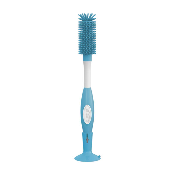 Dr. Brown’s Goupillon en silicone bleu | Biberon à col étroit