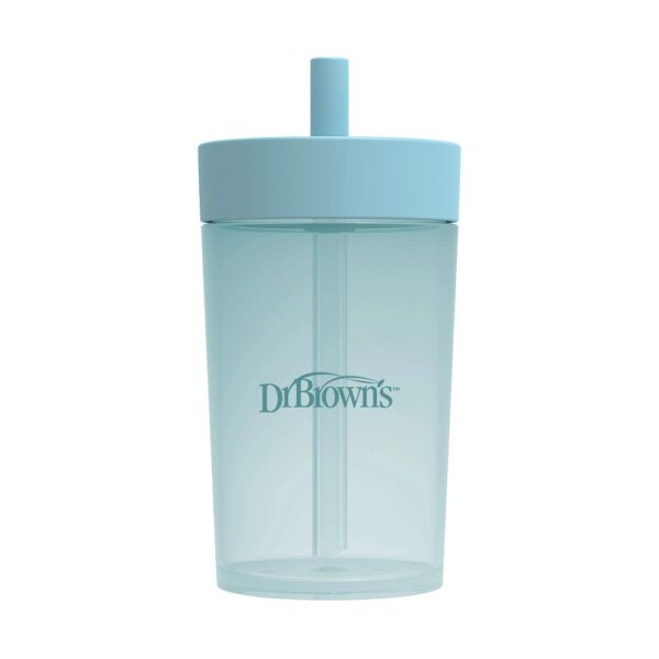 Dr. Brown's Straw to 360° Cup Set bleue 300 ml – Image 2
