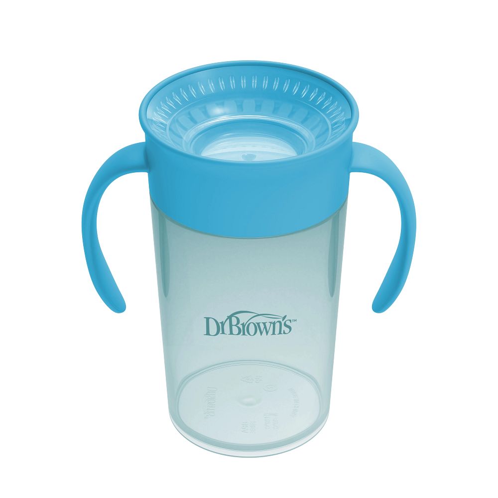 Dr. Brown's Straw to 360° Cup Set bleue 300 ml – Image 3