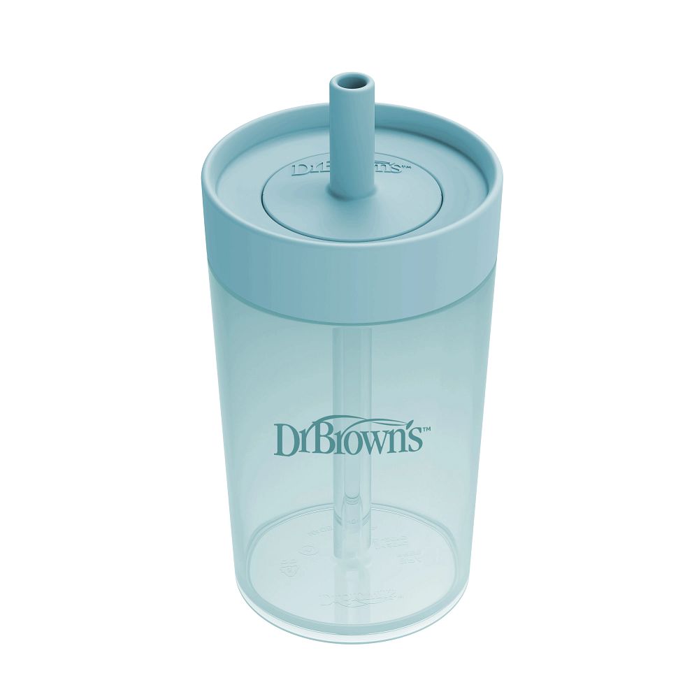 Dr. Brown's Straw to 360° Cup Set bleue 300 ml – Image 4