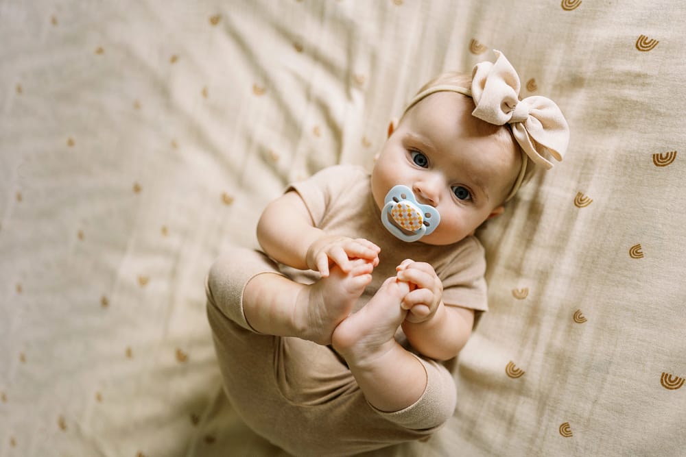 dr. brown’s options+ anti colic bottle giftset | biberon à col large bleu