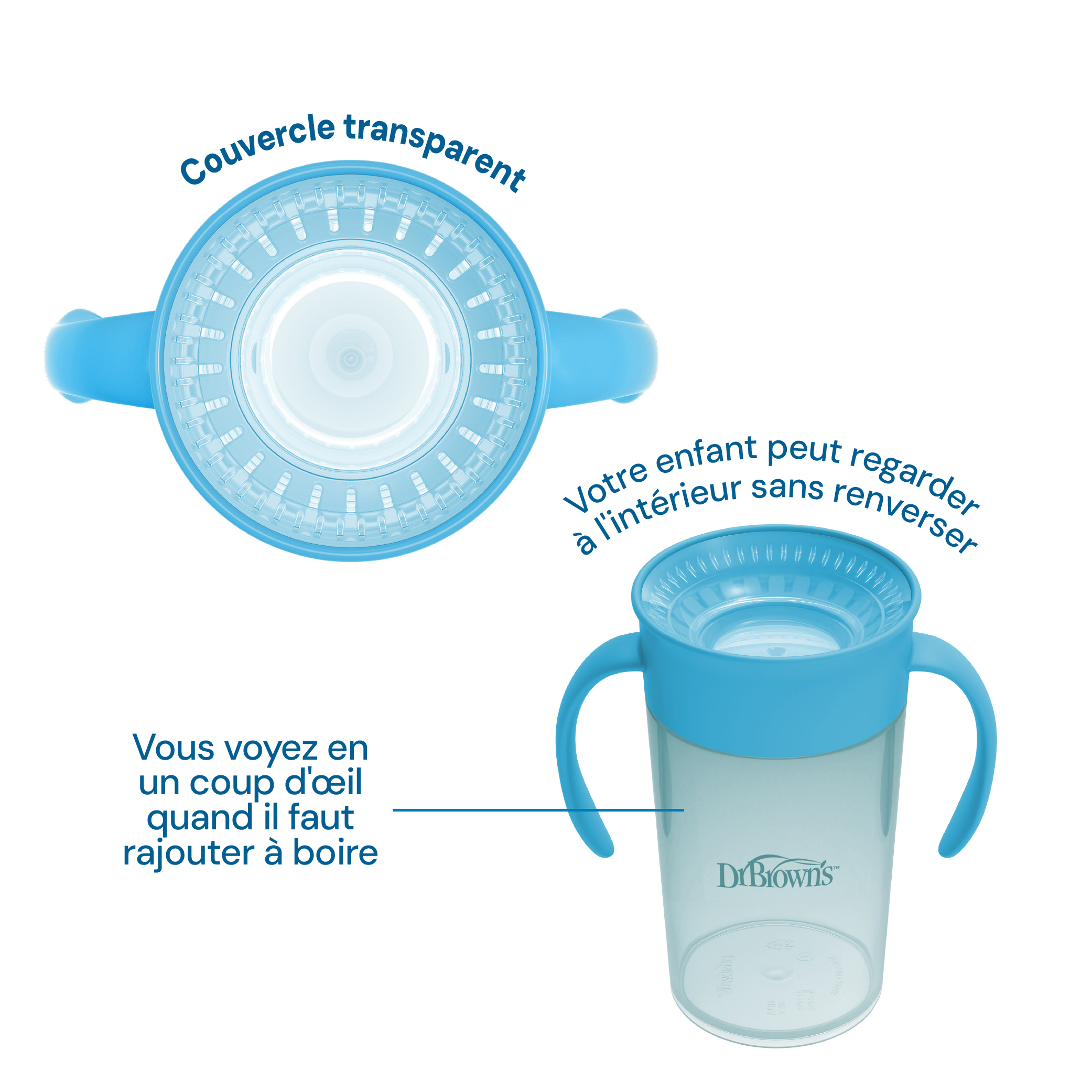dr. brown’s straw to 360° cup set 300 ml | offre groupée avantageuse